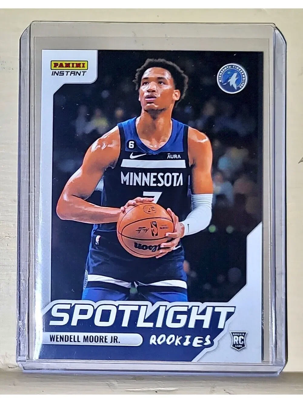Wendell Moore Jr. 2022-23 Panini NBA #26 Spotlight Rookies Card 1/965